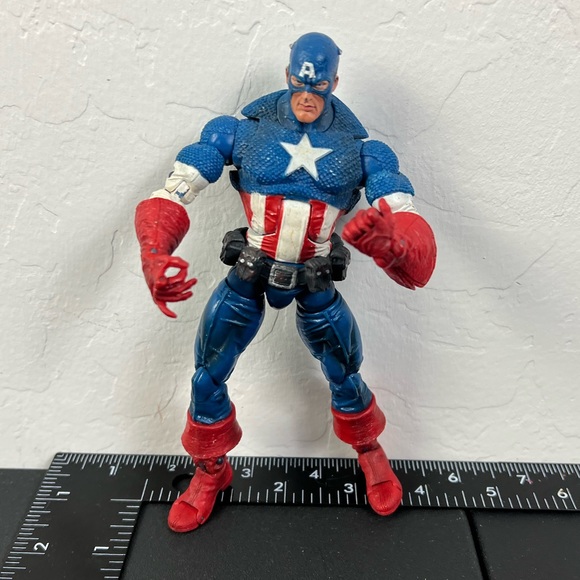 Marvel Legends Toybiz Face Off CAPTAIN AMERICA Steve Rogers 6" Action Figure - Picture 2 of 9